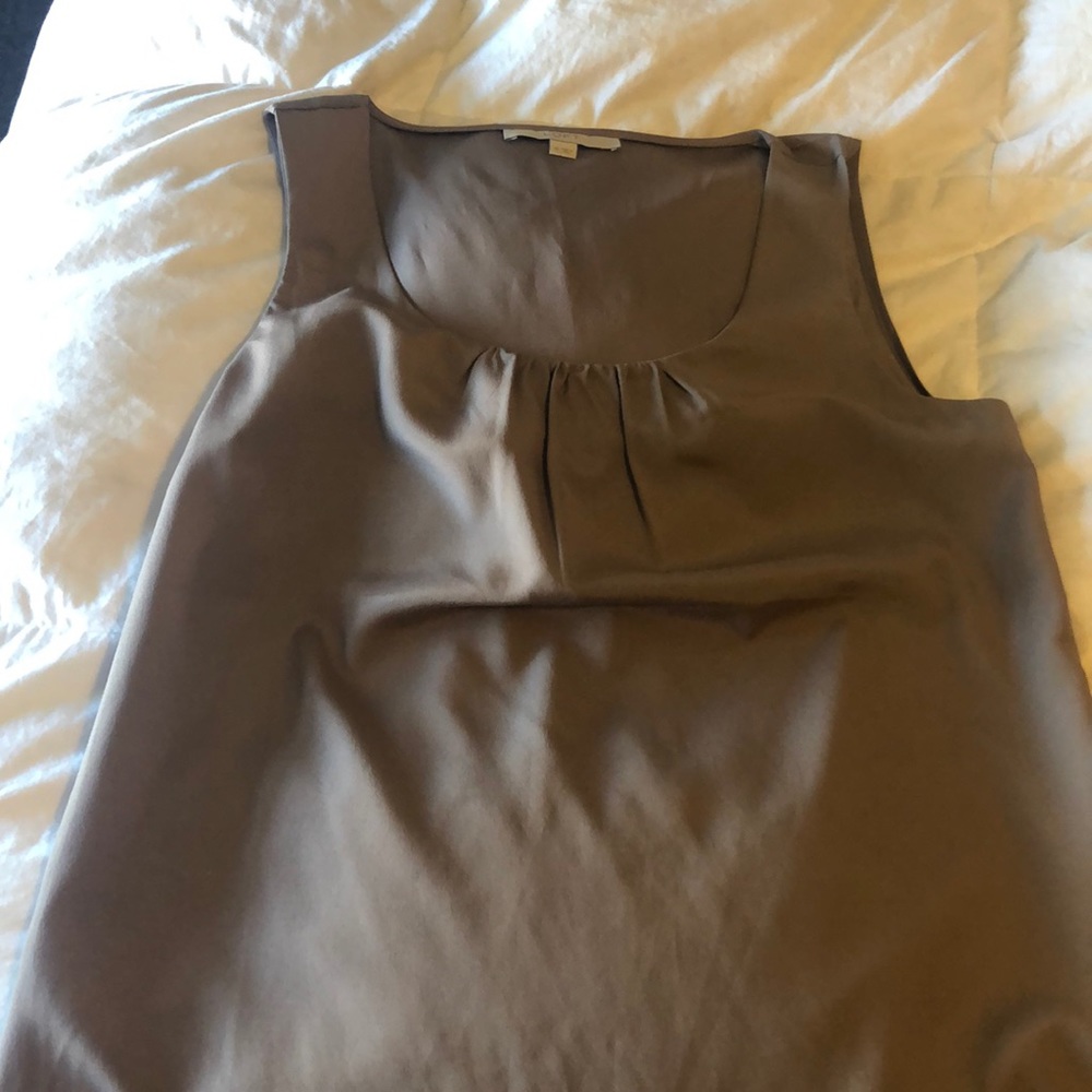 Loft tan dress tank